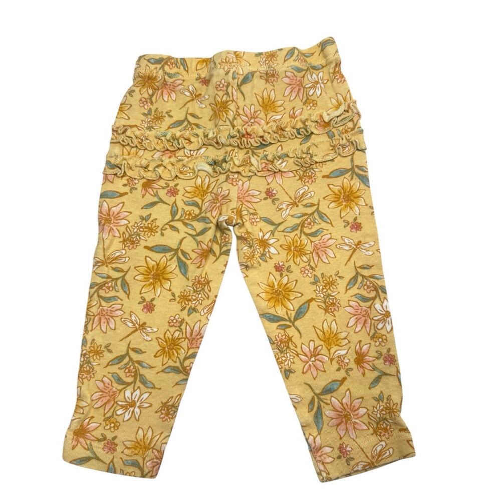 Carter's Bodysuit Bundle Baby Girl Floral Heart Yellow 9 Months - Picture 6 of 7